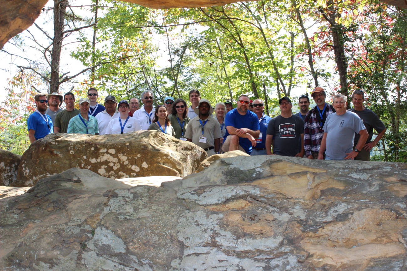 Red River Gorge tour group.