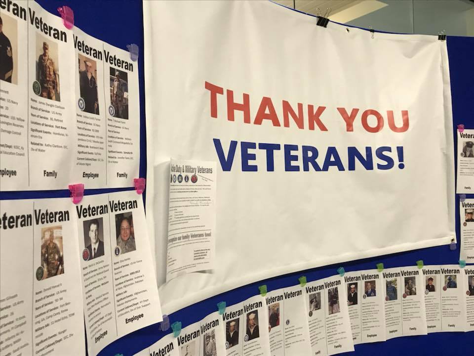 Honoring Veterans Wall