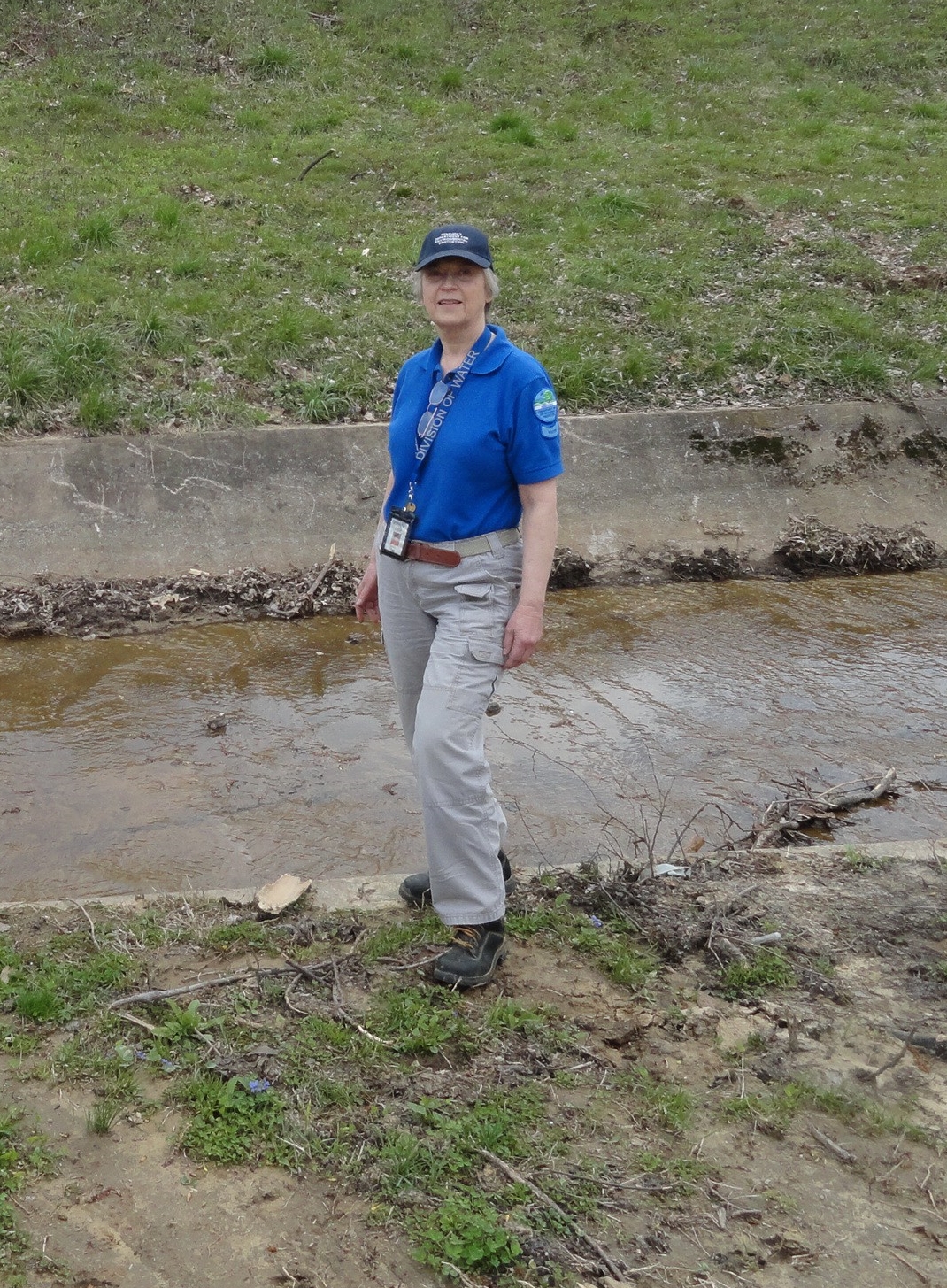 Marilyn in the field.