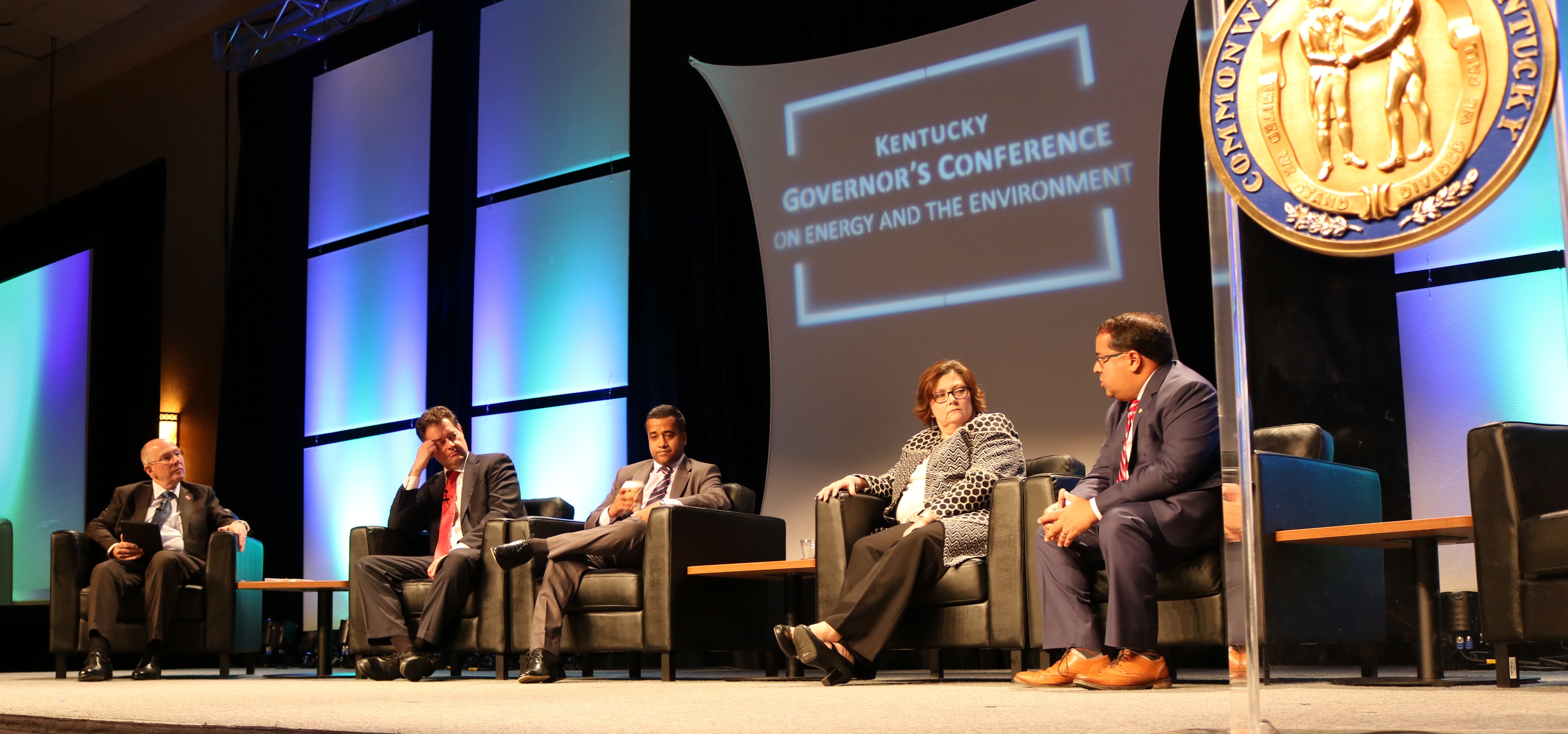 The Energy panel led by Secretary Snavely.