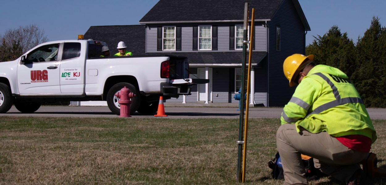 Photo from the Public Service Commission's mock pipeline strike